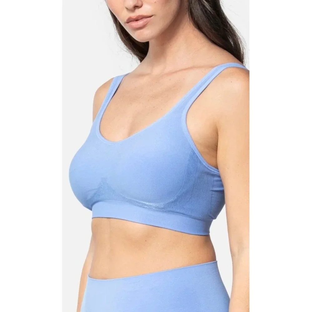 Underoutfit 459 The Comfort Shaping Bra Ultramarine Size M Seamless Wirefree - Picture 2 of 8